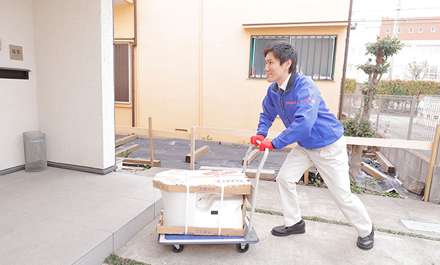 24時間いつでもトイレ交換可能です
