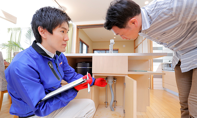 不安な点は作業前に全て説明いたします。
